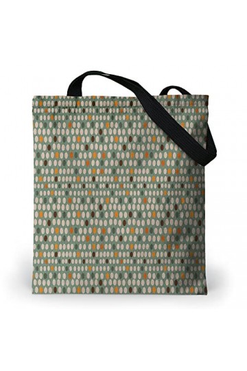 Loxato Tote Bag Aesthetic - Sac Cabas Femmes Grand Format 37x42cm - Sac Fourre Tout Femme - Sac Tissu Oxford Imperméable - Sa