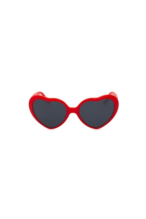 Lunettes de soleil du cœur, Lunettes de soleil de cœur Femmes, Effet du cœur à changement cardiaque Loches de diffraction, lu