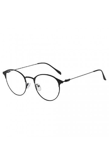 WAITLOVER Y3Z8 Lunettes de vue ovales photochromiques en métal anti-rayonnement pour homme et femme, Argenté., taille unique