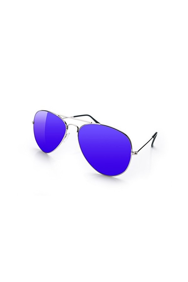 Sunglasses Lunettes De Soleil Classique Femmes Hommes Variation de style Blues Brothers avec monture noire et or avec verres 
