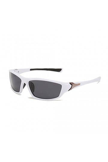 Legou Lunettes de soleil polarisées pour homme - Vision nocturne - Lunettes de soleil de sport en plein air, Blanc C7