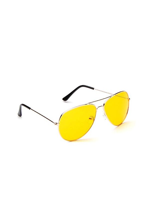 ASFD Lunettes de Soleil de Nuit Lunettes de Conduite de Nuit Anti-éblouissement Protection UV400 Lunettes de Nuit pour Hommes