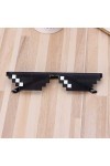 Cool 3 Bit MLG Pixelated Lunettes De Soleil Deal With It Lunettes Mosaic Pixel Lunettes De Soleil Créatif et Utile Attractif
