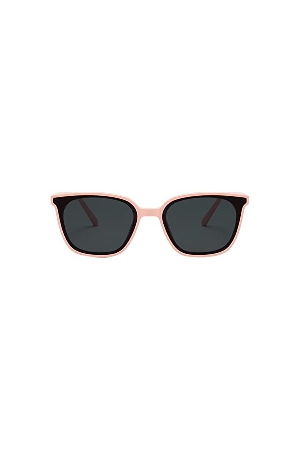 Lunettes de soleil pour homme et femme - Tendance - Rétro - Tendance - Style rétro - Carré - Rouge - Style classique - Style