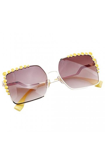Ogquaton Femmes Lunettes de soleil carrées Gradient Lens Femme Lunettes Creative and Utile