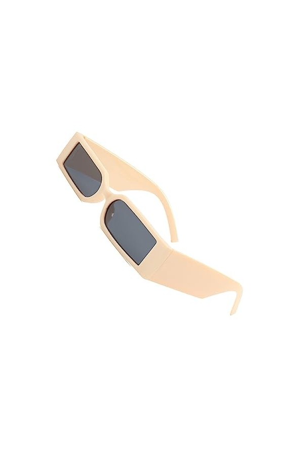 CLSSLVVBN Lunettes de Soleil Mode Femmes Lunettes Lunettes Anti-Soleil léger Lunettes Petit Cadre Tendance Lunettes carrées, 