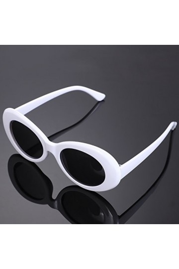 Uinfhyknd Lunettes de Soleil ovales Vintage Femmes Retro Lunettes de Soleil Mode Male Lunettes UV400 des Lunettes de Soleil S