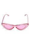 Seprendi Nouvelles petites lunettes de soleil pour femme vintage Cateye monture de lunettes de couleur sexe lentille brillant