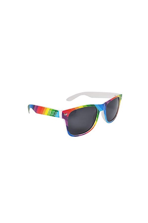 Lunettes de soleil colorées Gay Pride style vagabond - multicolore - Taille unique