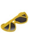 SameeHome Lunettes De Soleil En De Cœur DÉTÉ Amusant À La Mode Jaune