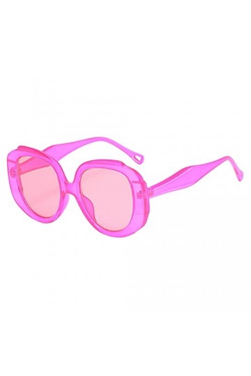 biJerou Lunettes rondes pour femme et homme - Style rétro - Tendance - Verres à liqueur - Unisexe - Cadre en polycarbonate - 