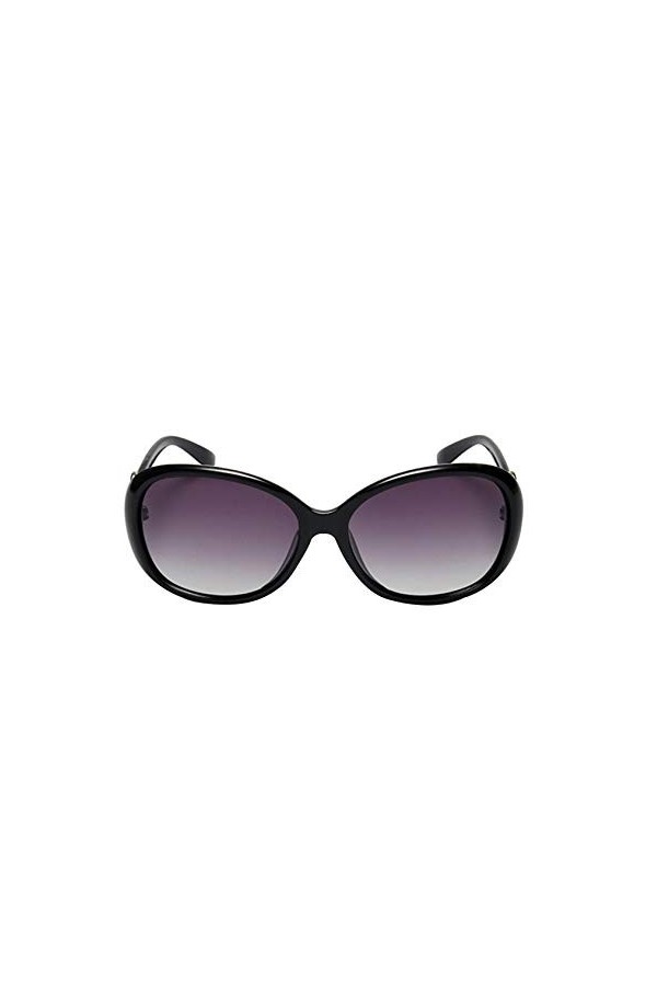 Letuwj Lunettes de Soleil Polarisées Rétro à la Mode Femme Noir Taille Unique