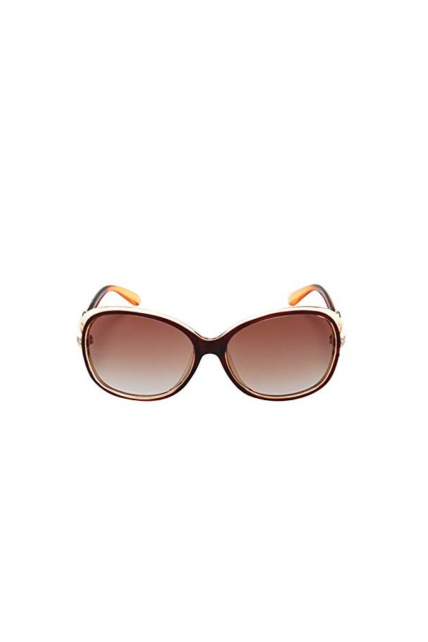 Letuwj Lunettes de Soleil Polarisées Rétro à la Mode Femme Noir Taille Unique