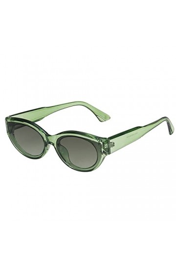 hahuha Lunettes de soleil rectangulaires polarisées rétro de golf pour femme, Vert, taille unique
