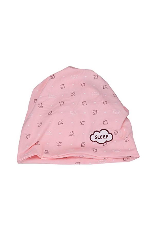Toyandona Bonnet chimio en coton pour femme Rose