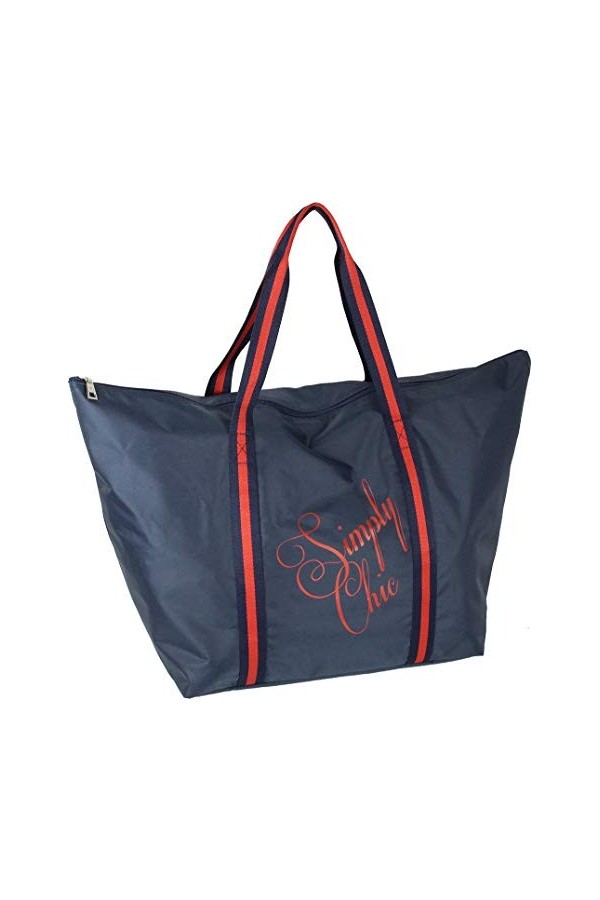 J JONES JENNIFER JONES Shopper Femme avec Fermeture éclair, Sac de Loisirs Familial, Sac de Pique-Nique, Sac dembarquement E