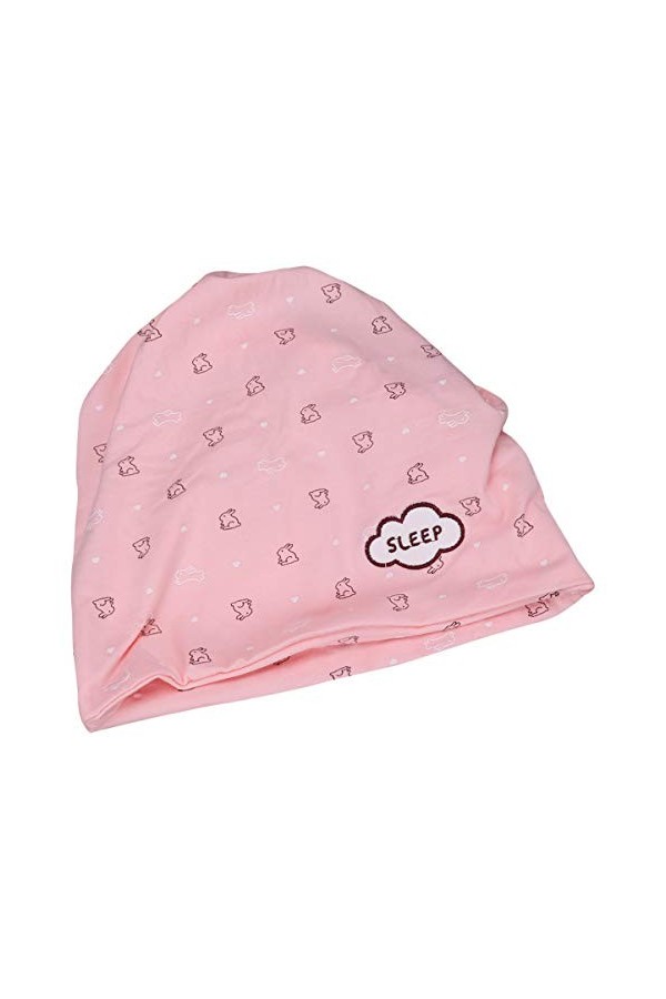 Toyandona Bonnet chimio en coton pour femme Rose