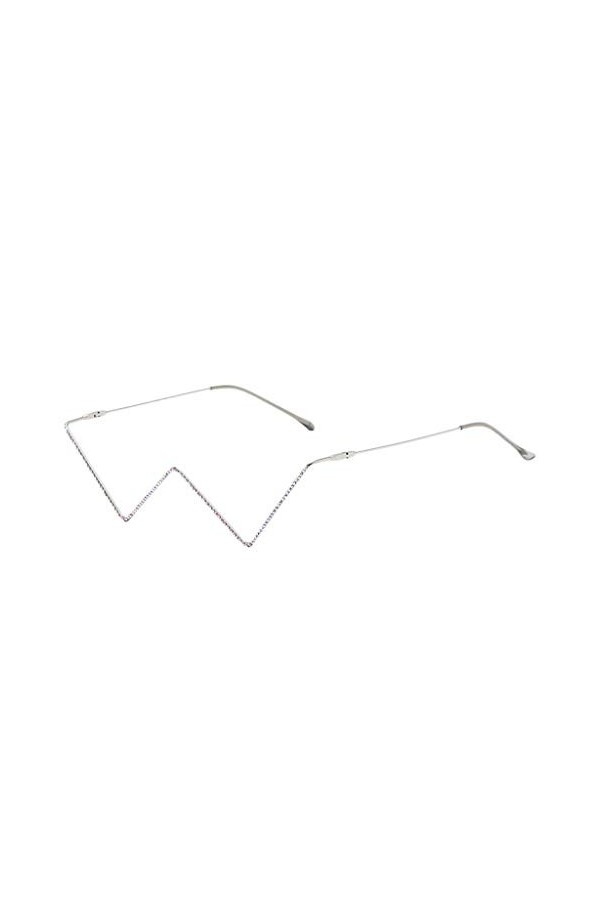 TDEOK Lunettes de soleil irrégulières rétro lunettes unisexe vintage lunettes de soleil femme carrées, d, taille unique