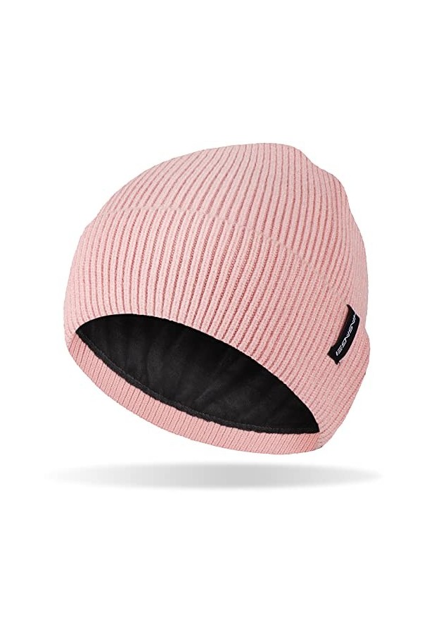 HASAGEI Bonnet en Tricot pour Homme et Femme - avec Doublure en Polaire - Bonnet dhiver Unisexe - pour Sports de Plein air, 