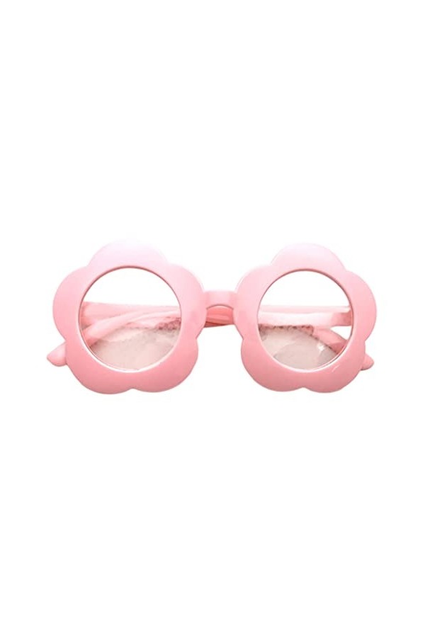 F Fityle Femmes fleur sous forme de lunettes de soleil changeante effet verre de pour femmes hommes lunettes de soleil, Rose