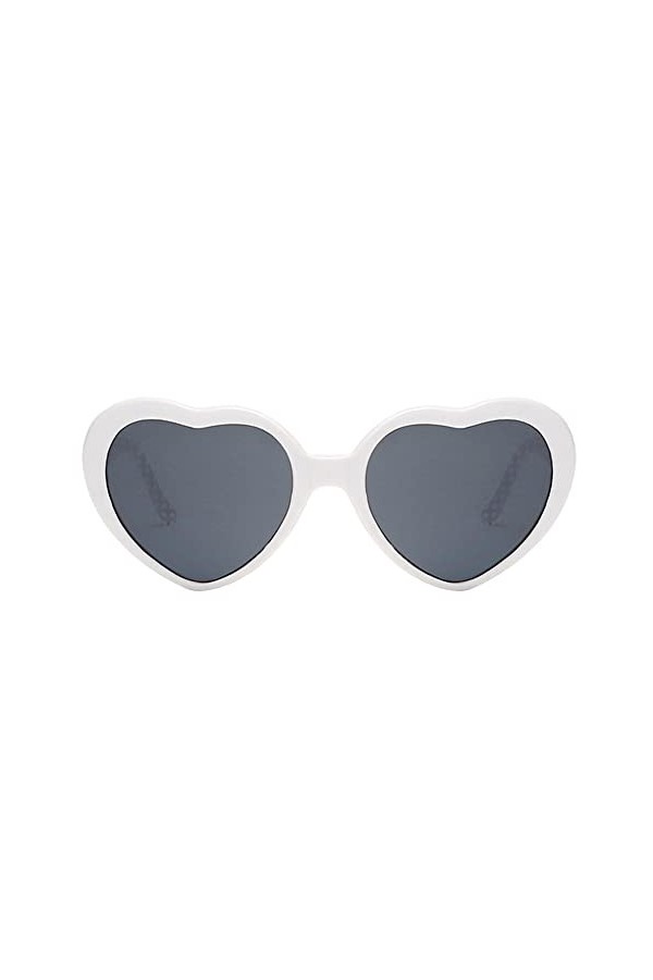 Gkhowiu de Coeur Effets de LumièRe Lunettes de Soleil Lunettes de Soleil pour Femmes Filles Enfants de FêTe Lunettes de Solei