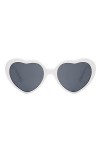Gkhowiu de Coeur Effets de LumièRe Lunettes de Soleil Lunettes de Soleil pour Femmes Filles Enfants de FêTe Lunettes de Solei