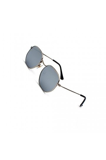 CLSSLVVBN Lunettes de soleil carrées hommes femme métal cadre lunettes de pêche classique conduite lunettes Protection nuance