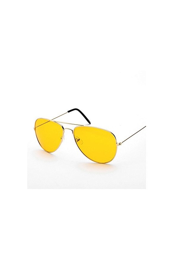 Lunettes de Vision Nocturne, Sunenjoy Lunettes de Soleil Aviateur Hommes Femmes Lunettes de Soleil UV 400 Lunettes de Soleil 