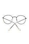 CHIHUOBANG Aock Vintage Hommes Femmes Lunettes En Métal Cadre Lunettes Lunettes Lunettes Ronde Lentille Optique
