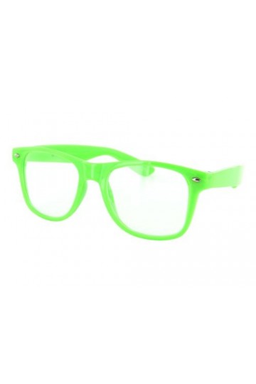 Alsino Lunettes de soleil Nerd avec une monture colorée pour hommes, femmes et adultes, idéales pour les carnavals et les fêt