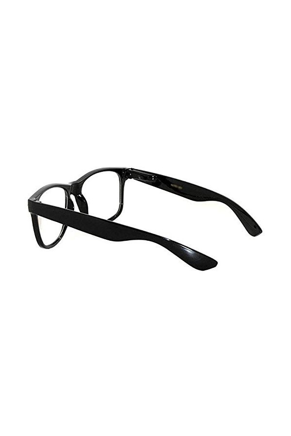 Boolavard - Lunettes de soleil unisexe, femmes, hommes - Style Nerd, Classique, Rétro, Vintage Noir, Rouge, Blanc, Bleu, Rose