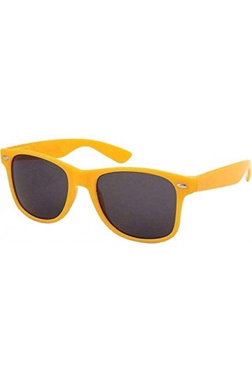 Boolavard TM Lunettes de Soleil nerd Lunettes rétro Art.4026 Teinte jaune 