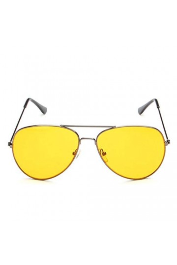  N/V Olddreaming Lunettes de Vision Nocturne Lunettes de Conduite Lentille Jaune Anti-Brillance Lunettes de Soleil de Vision 
