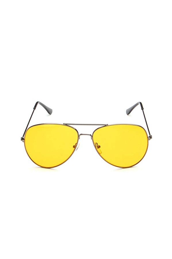 N/V Olddreaming Lunettes de Vision Nocturne Lunettes de Conduite Lentille Jaune Anti-Brillance Lunettes de Soleil de Vision