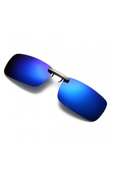 Lunettes de soleil pour homme et femme - Tendance - Rétro - Verres de nuit amovibles - Métal polarisé - Lunettes de soleil cl