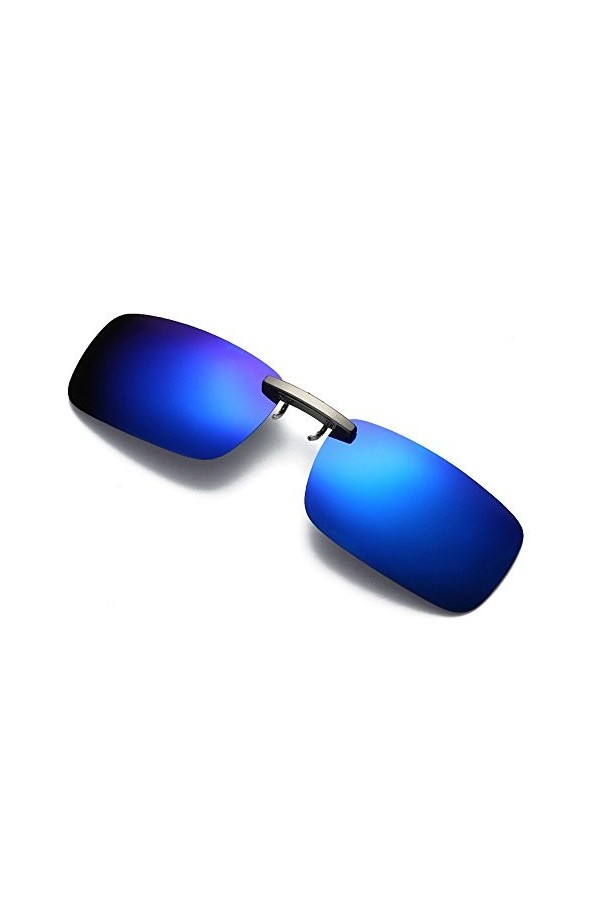 Lunettes de soleil pour homme et femme - Tendance - Rétro - Verres de nuit amovibles - Métal polarisé - Lunettes de soleil cl