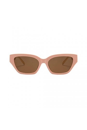 hahuha Fit over Femmes Personnalité Hip Hop Chaîne Métal Lunettes de Soleil Mode Polygone Petite Monture Lunettes Tournesol, 