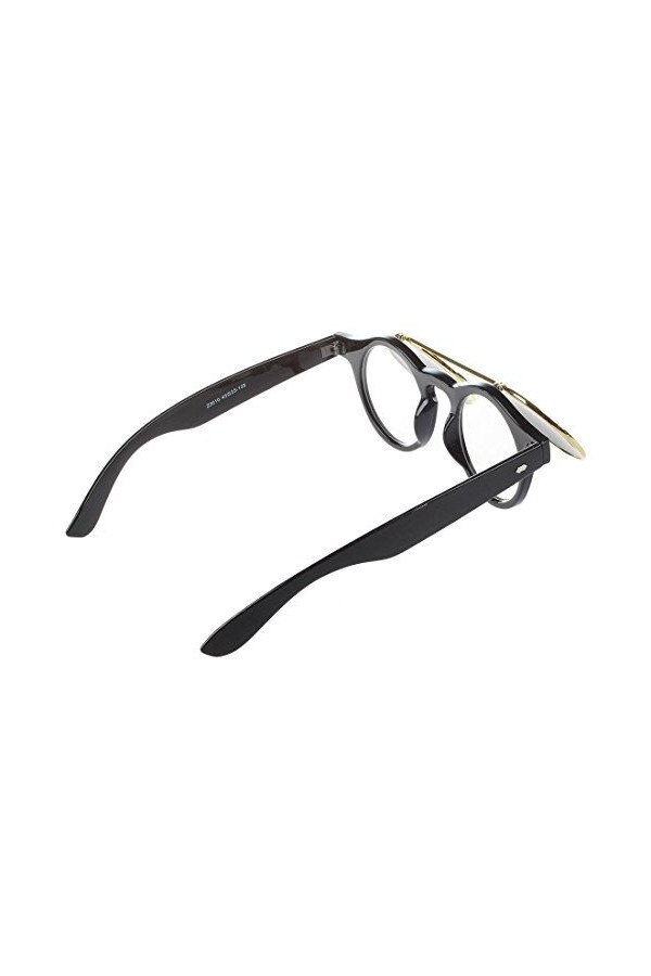 Gallaxy Mignon Unisexe Gothique Lunettes Retro Lunettes Flip Up Ronde Lunettes de Soleil
