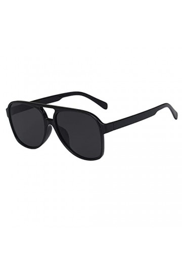 Lunettes de soleil tendance pour femme Style rétro oversized Lunettes de soleil carrées Femme Homme Femme Rouge, Noir , Taill