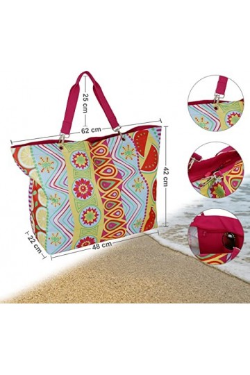 Jennifer Jones - Grand sac de plage - Sac de sauna - Design été