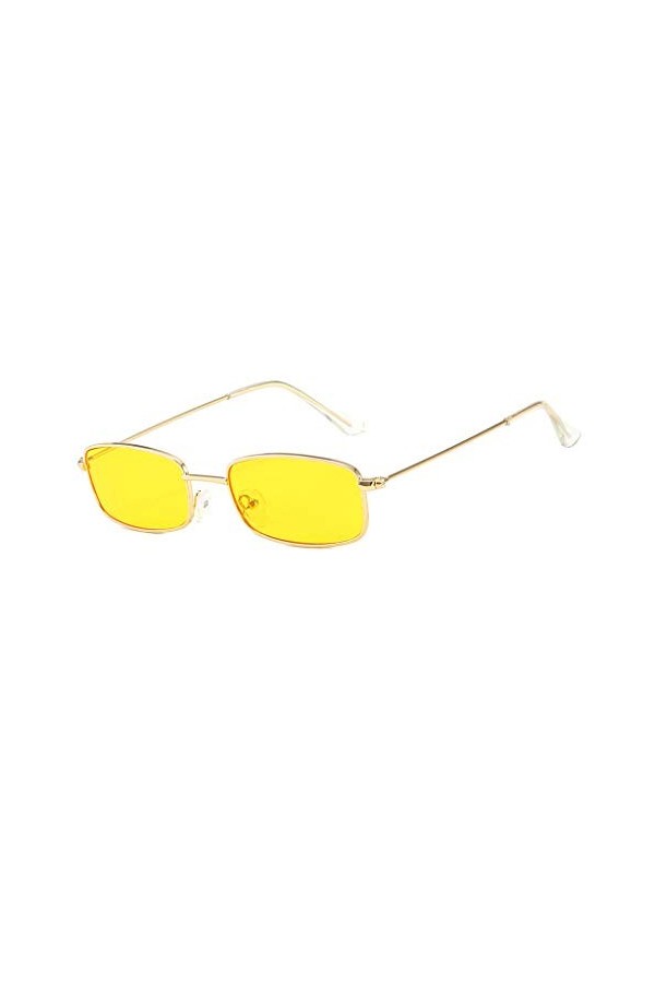 aaSccex Lunettes de soleil -soleil en gelée à la mode pour femmes Lunettes de couleur bonbon intégrées Lunettes Quad Shot Ye