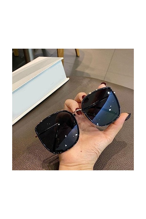 BBASILIYSD Lunettes de soleil carrées à la mode pour femmes, lunettes de soleil de concepteur, nuances vintage, lunettes de s