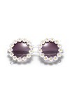 LANCHEN Classique Daisy Lunettes de Soleil Rondes Chic Femmes/Hommes Miroir Lunettes de Soleil UV400