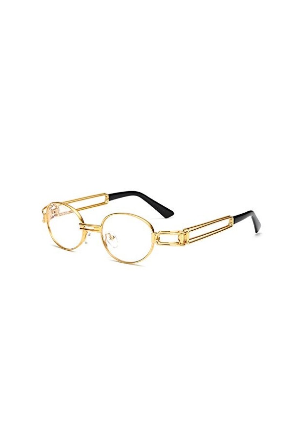 Lunettes de soleil pour homme et femme - Tendance - Rétro - Style carré vintage - Effet miroir - Pour sports de plein air - S