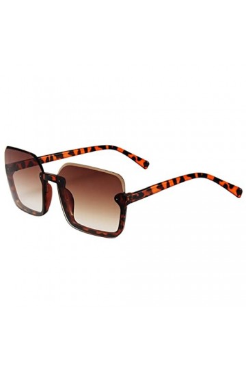 aaSccex Lunettes de soleil femmes lunettes de soleil rétro rectangle lunettes lunettes vintage crème solaire plage lunettes d