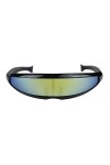 AmyGline Lunettes De Soleil Femmes Homme Outdoor Dustproof Protection Fishtail Uni-Lens Lunettes de Soleil Équitation Lunette