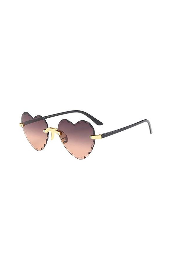 ADOSSAC Lunettes de Soleil Polarisées, Lunettes de Soleil Mode pour Femmes 100% UV400 Protection Lunettes de Soleil sans Mont