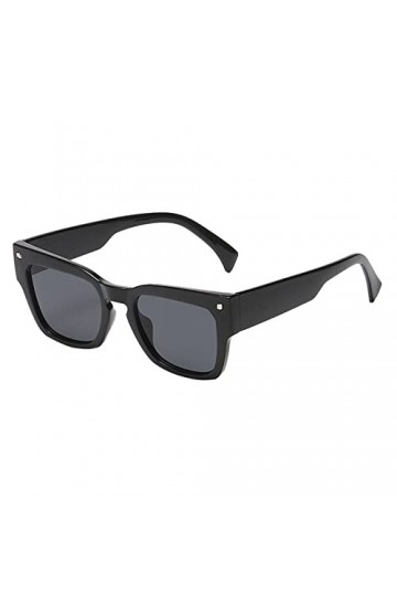 aaSccex Femmes hommes rétro mode rue verres à liqueur unisexe PC cadre lunettes de soleil Lunettes Soleil Ado Black, One Siz