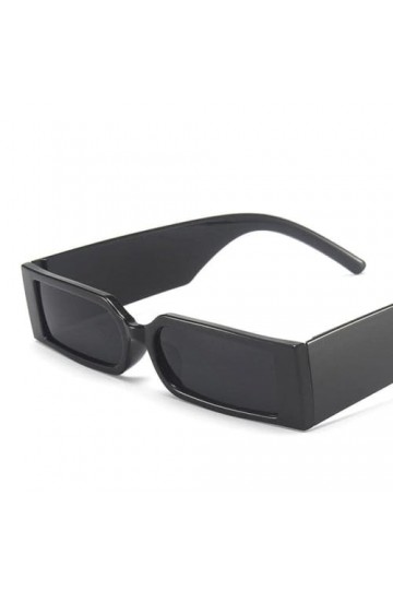 ZOHIKO Rétro Broadside Petites lunettes de soleil rectangulaires Hip Hop Fashion Brand Modern Swag Glasses Design sungl UV400