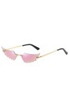 Lunettes de soleil pour homme et femme - Tendance - Rétro - Tendance - Tendance - Irrégulière - En forme dailes - Style rétr